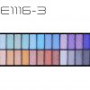 Sombra para ojos 28 Colores  - PE1116 - Jgo de 3 Pzas