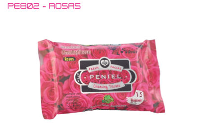 Toallas demaquillantes Rosas PE802 (15 pzas.)